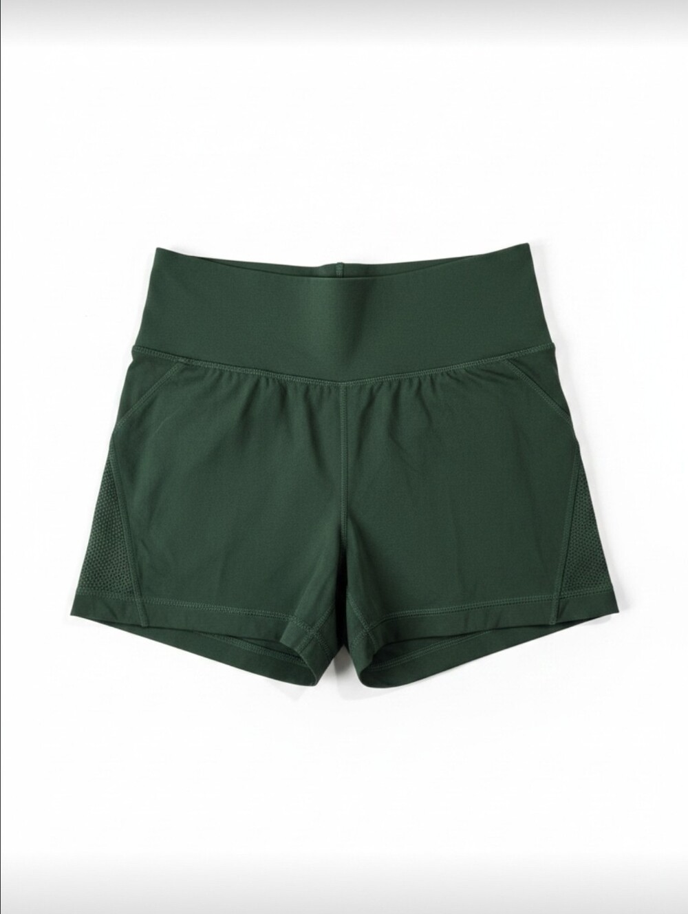 BuffBunny Collection Green High Rise Biker Shorts Women's X Small Athletic